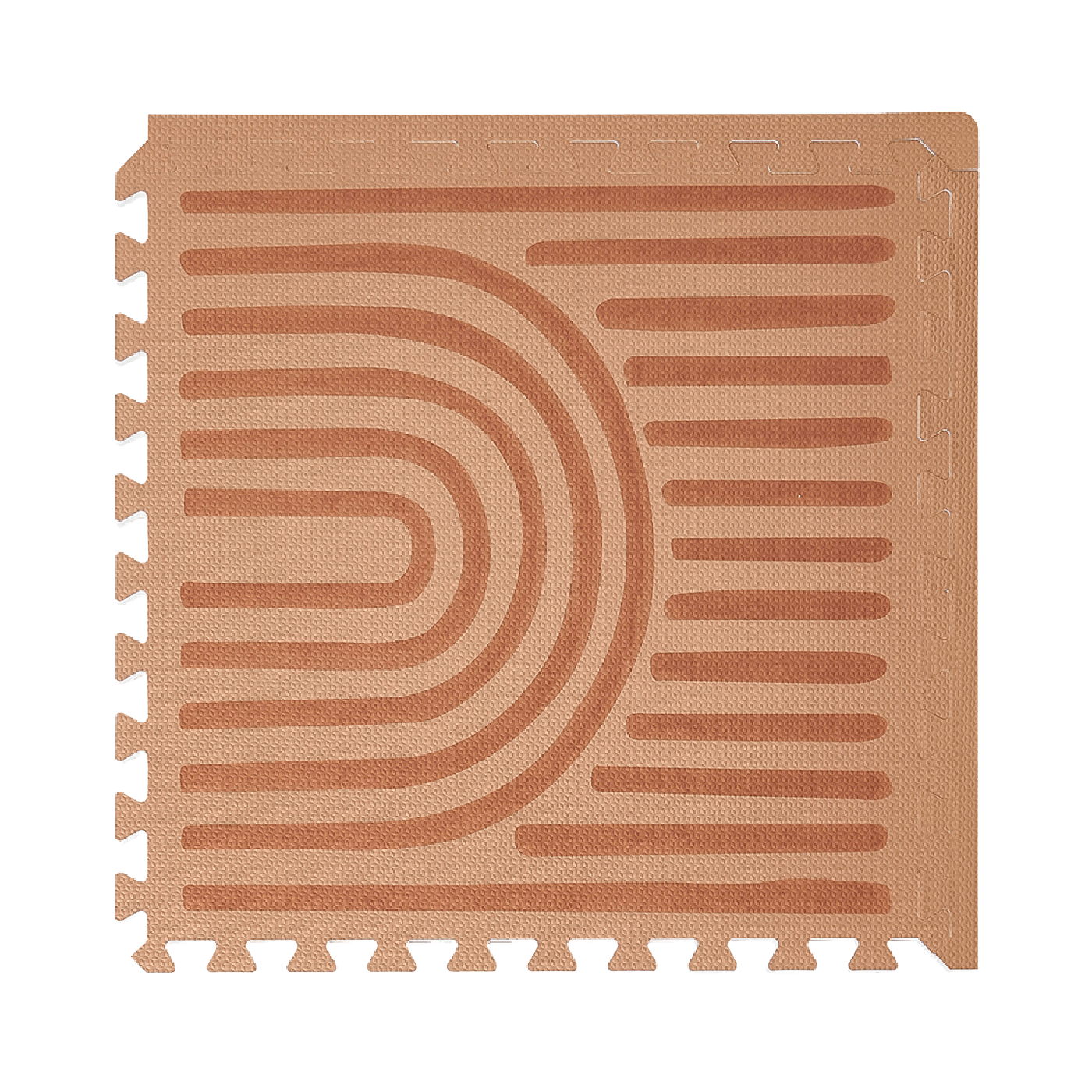 Toddlekind Haven Playmat | Linear - Camel | Playroom Avenue
