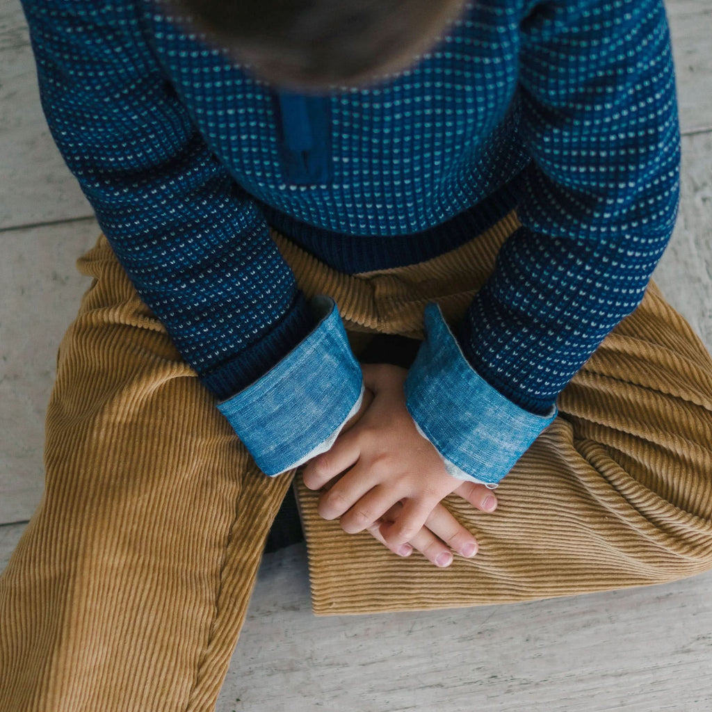 Hope & Henry Sweater Henley with Zipper | Playroom Avenue