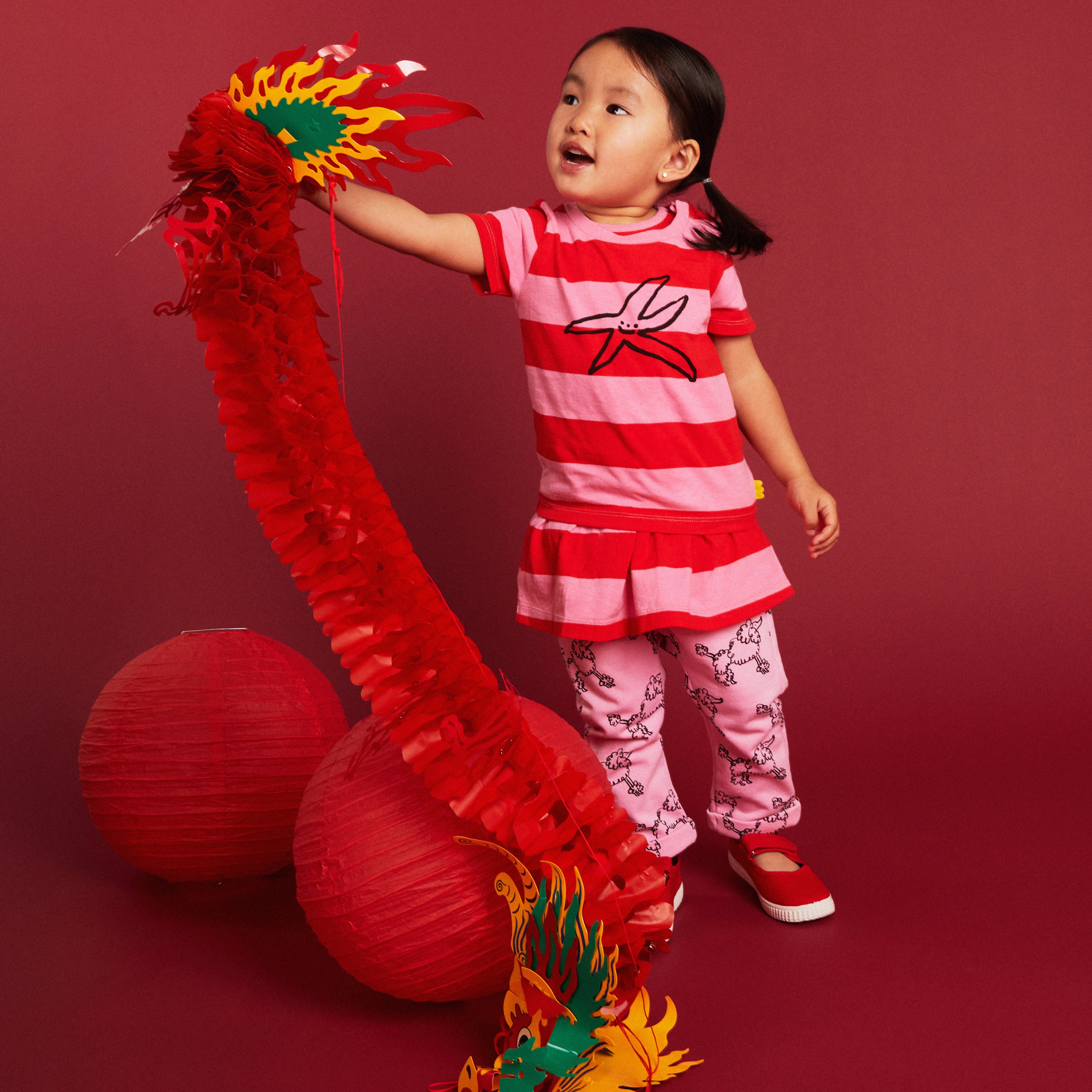 Mon Coeur Recycled Cotton Stripes Kid Tank Dress | Playroom Avenue