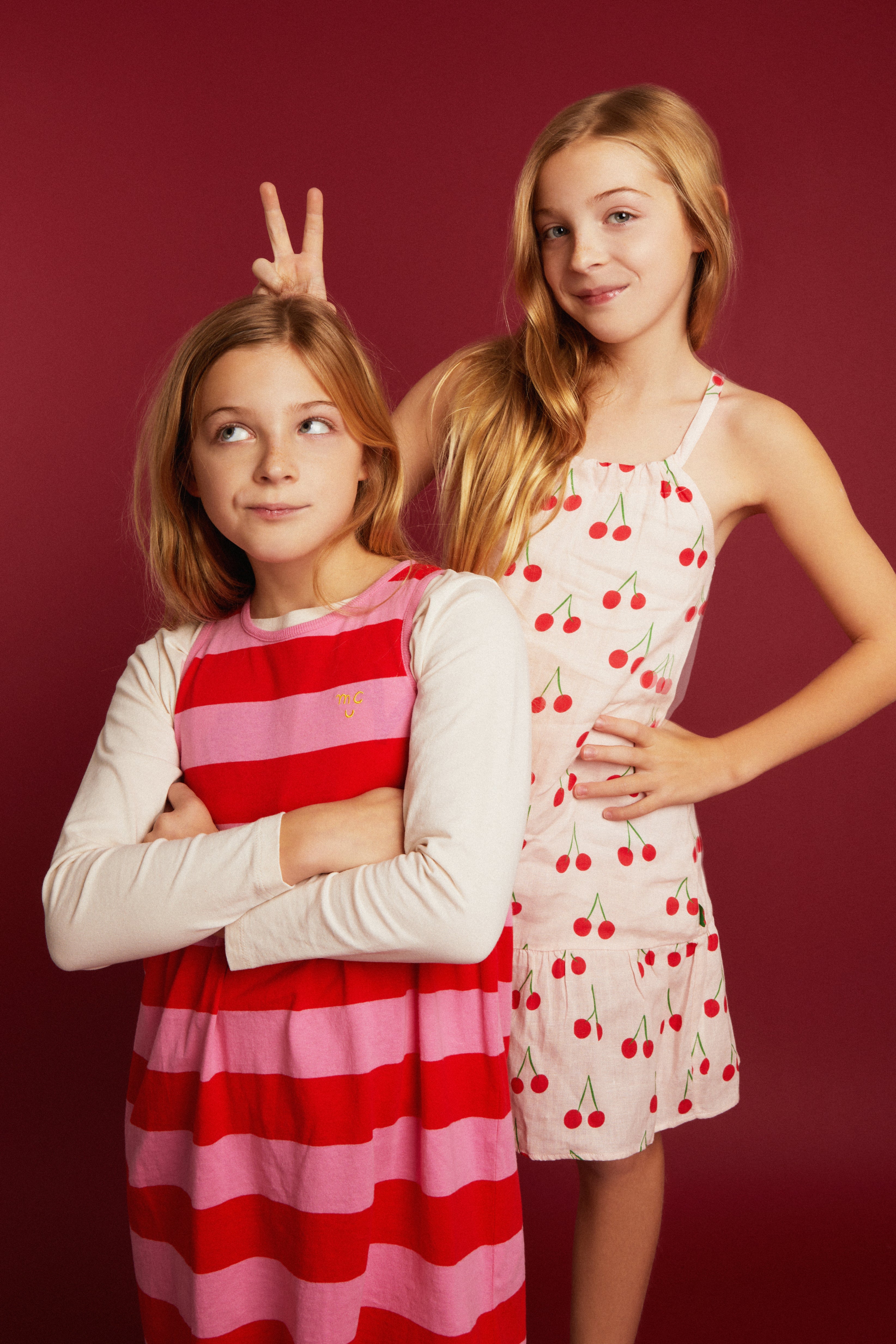 Mon Coeur Recycled Cotton Stripes Kid Tank Dress | Playroom Avenue