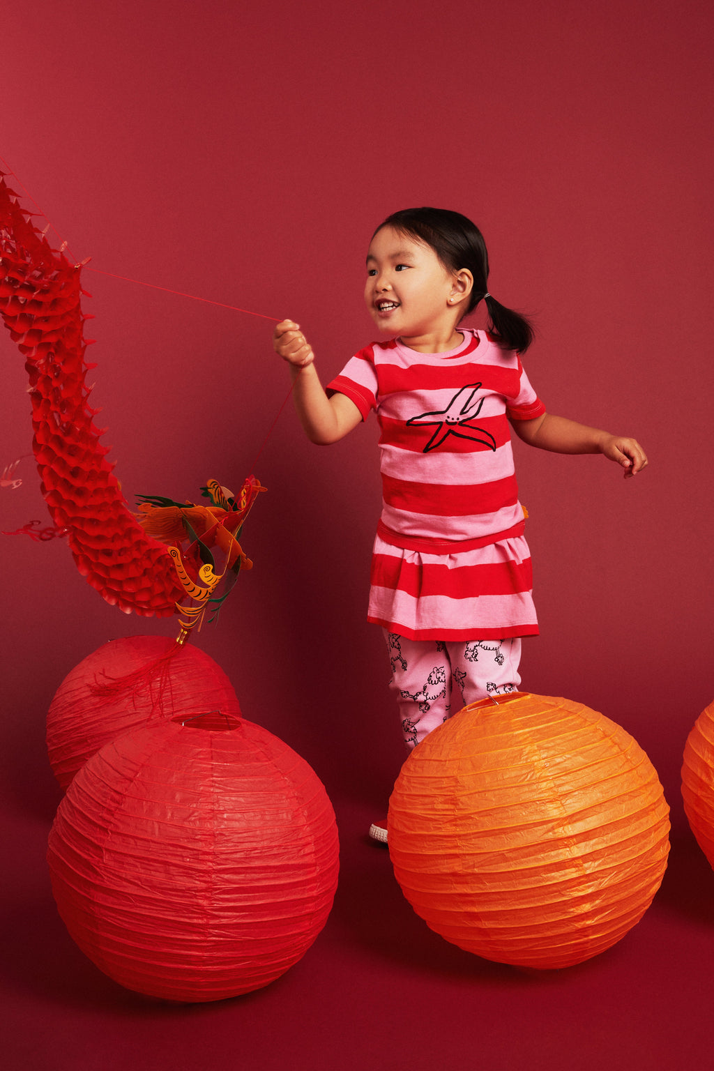 Mon Coeur Recycled Cotton Stripe Starfish Baby T-Shirt | Playroom Avenue