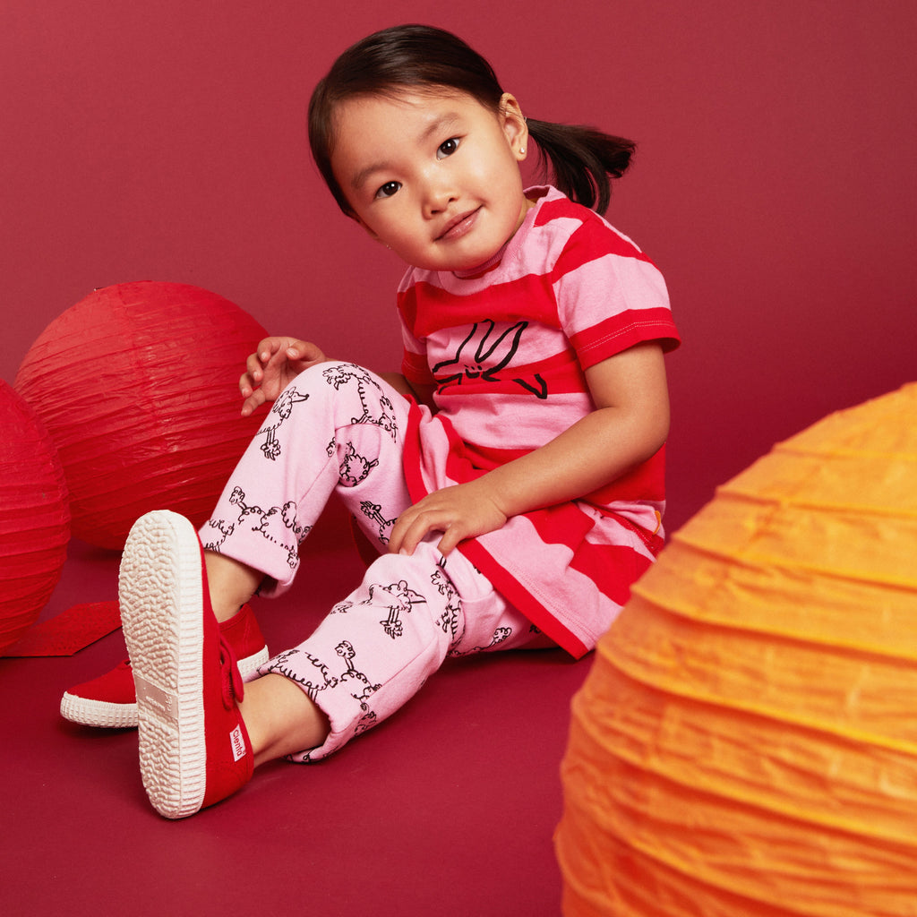 Mon Coeur Recycled Cotton Stripe Starfish Baby T-Shirt | Playroom Avenue