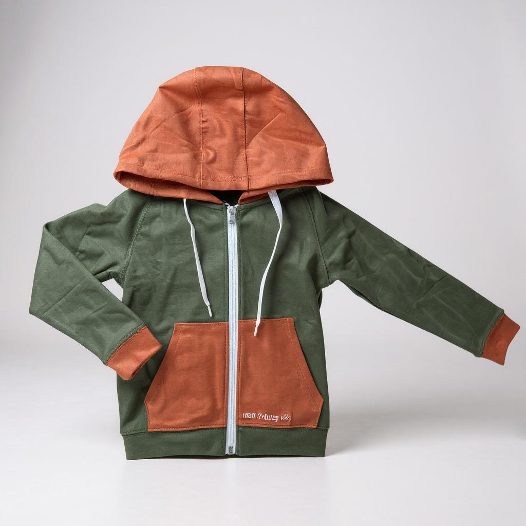 Keep the Littles Wild Kids Bamboo Hooded Zip Jacket - Soft Lightweight Hoodie for Children | Playroom Avenue