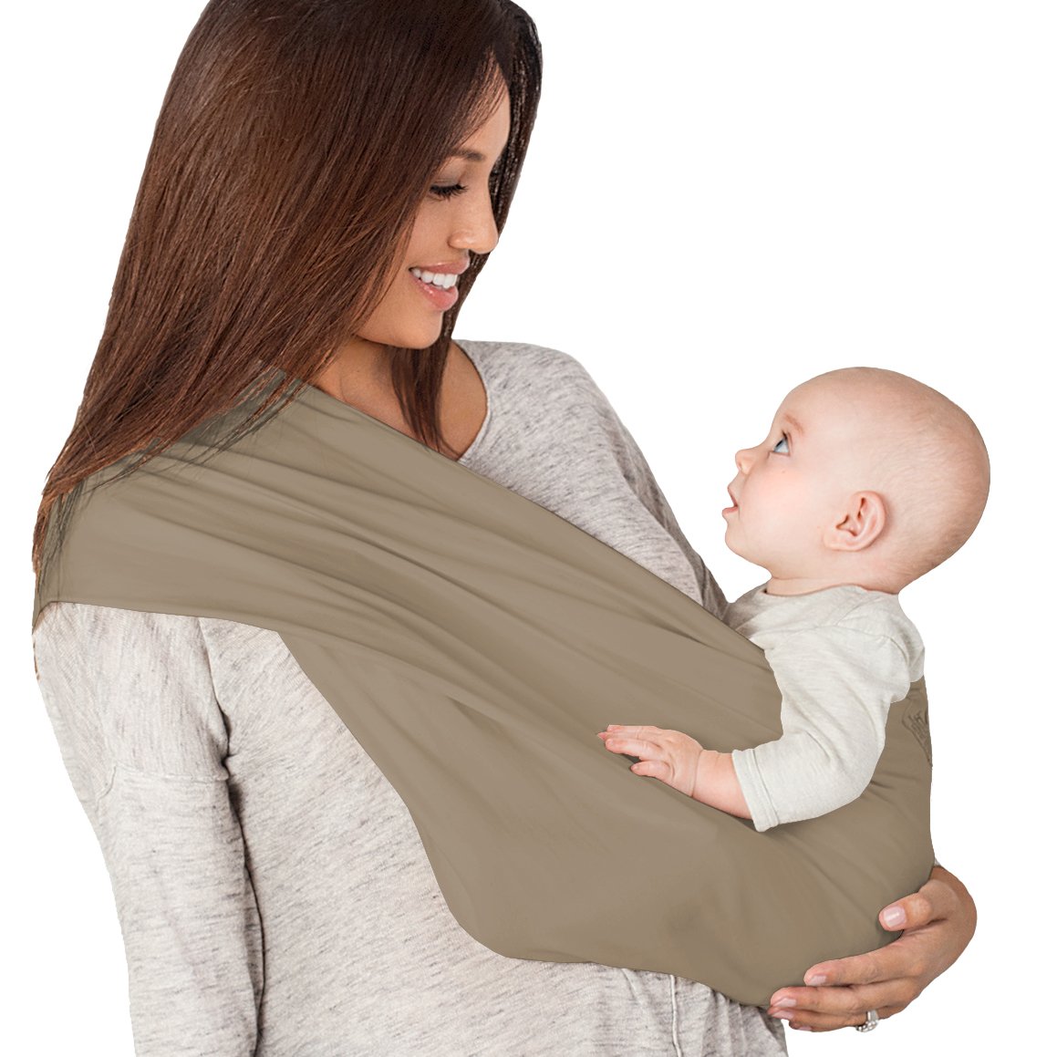 New Native® Inc. Organic Cotton Baby Carrier Khaki Khaki | Playroom Avenue