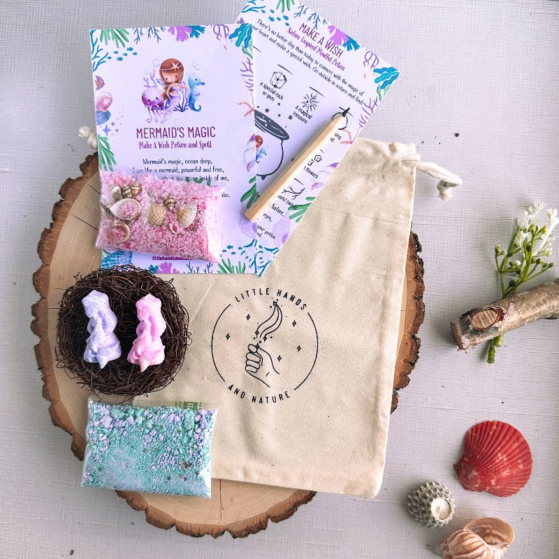 Little Hands and Nature Mermaid's Magic Potion Pouch - Party Favor | Playroom Avenue