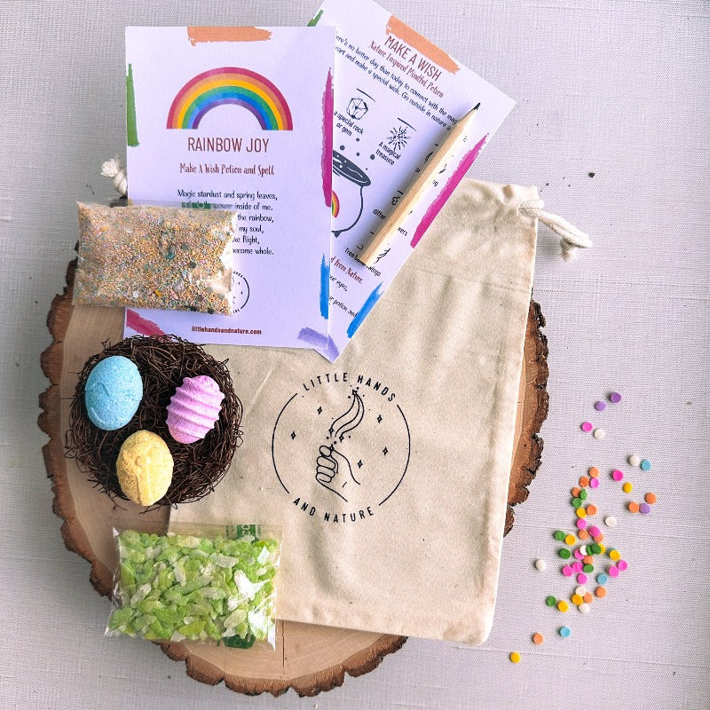 Little Hands and Nature Rainbow Joy Potion Pouch - Party Favor | Playroom Avenue