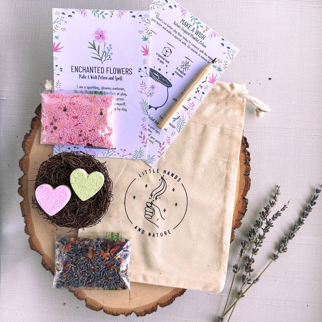 Little Hands and Nature Enchanted Flowers Potion Pouch - Party Favor | Playroom Avenue