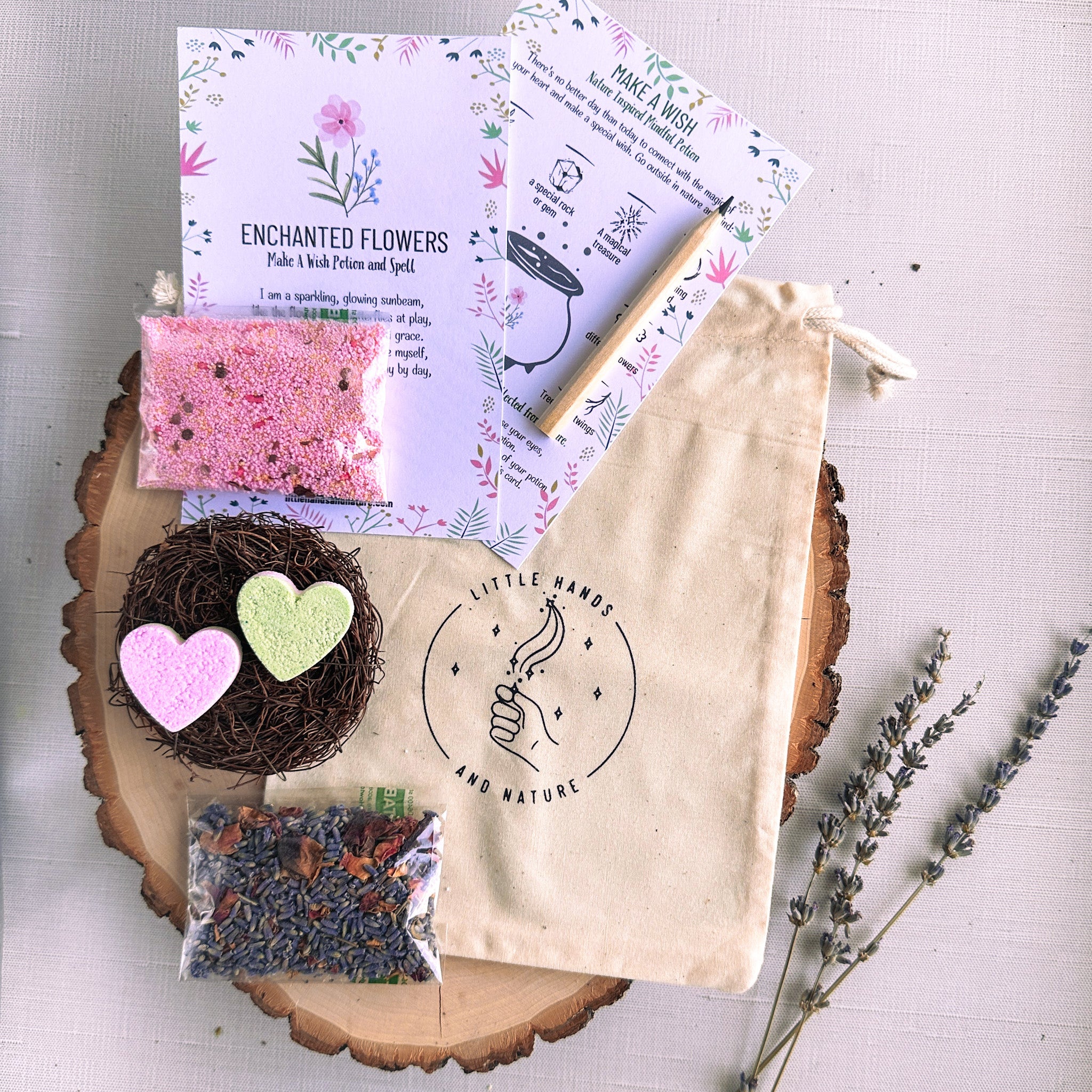 Little Hands and Nature Enchanted Flowers Potion Pouch - Party Favor | Playroom Avenue