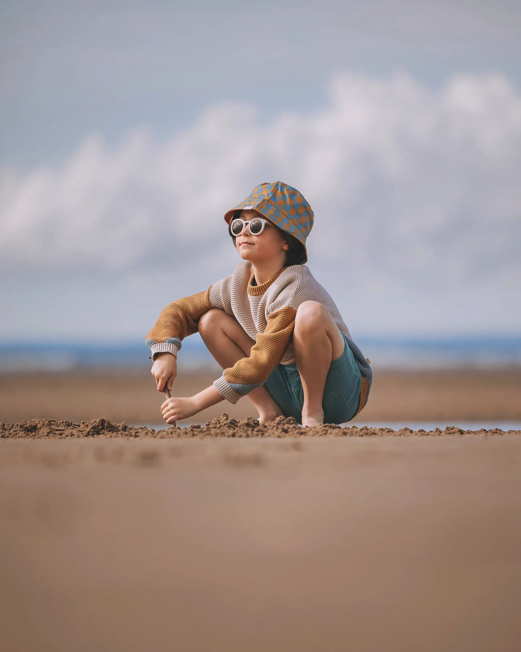 GRECH & CO.Classic | Sustainable Sunglasses | Plant-Based Bendable Polarized - Child | 3-8 Y | Playroom Avenue