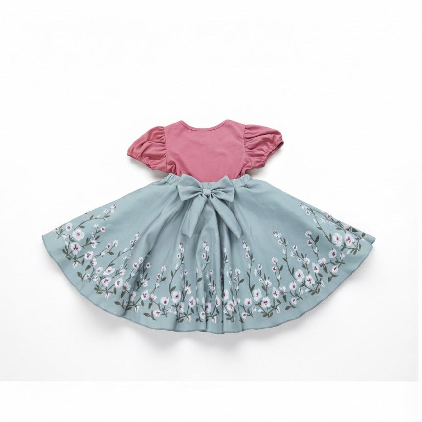 ozznekshoes Soft and Breathable Organic Cotton Girl Dress | Bloom | Playroom Avenue