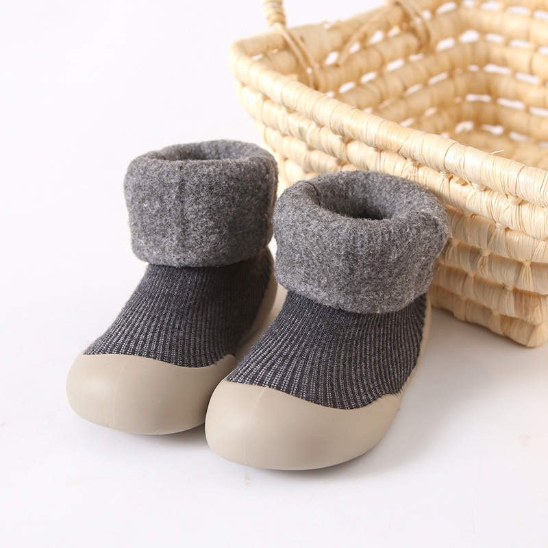 Ozznekshoes Cozy Sock Shoes for Kids- Warm First Walker Shoes | Fleece Lined | Playroom Avenue