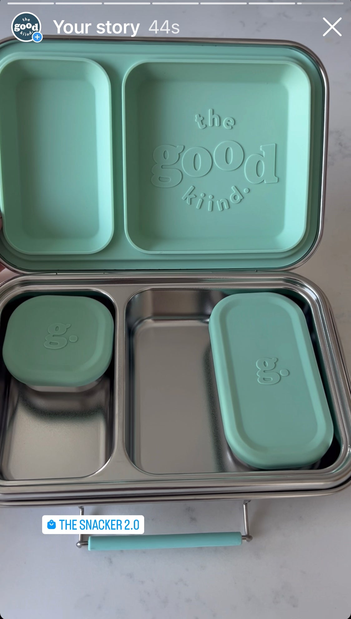 The Good Kiind Silicone Seal: The Snacker™ Peppermint (green undertone) | Playroom Avenue