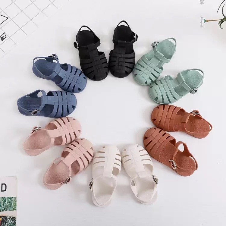 Ozznek Shoes Kids Jelly Sandals – Waterproof, Wide Toe | Roman Style | Playroom Avenue