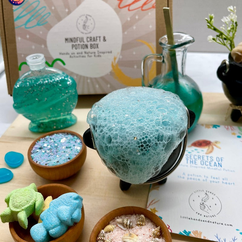 Little Hands and Nature Secrets of the Ocean Potion Pouch - Party Favor | Playroom Avenue
