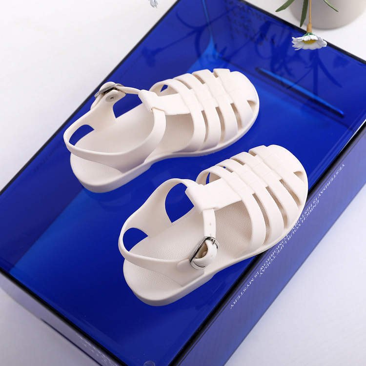 Ozznek Shoes Kids Jelly Sandals – Waterproof, Wide Toe | Roman Style | Playroom Avenue