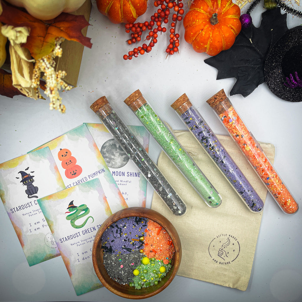Little Hands and Nature Halloween Stardust Potion Play Kit | Playroom Avenue
