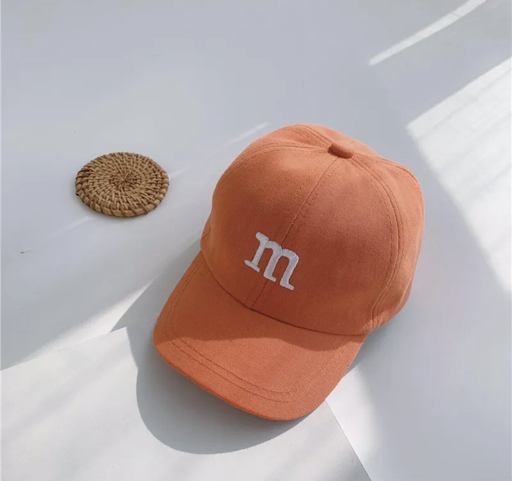 ozznekshoes M&M Baseball Hat for Kids Rust | Playroom Avenue