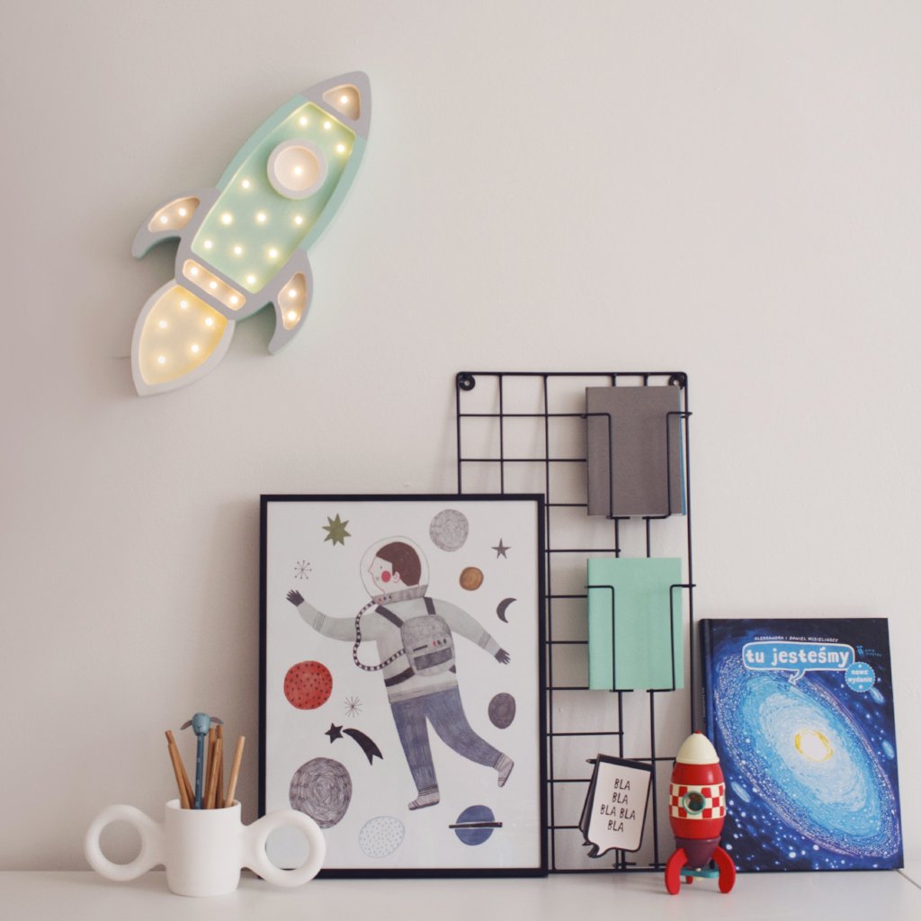 Little Lights Rocket Ship Lamp | Playroom Avenue