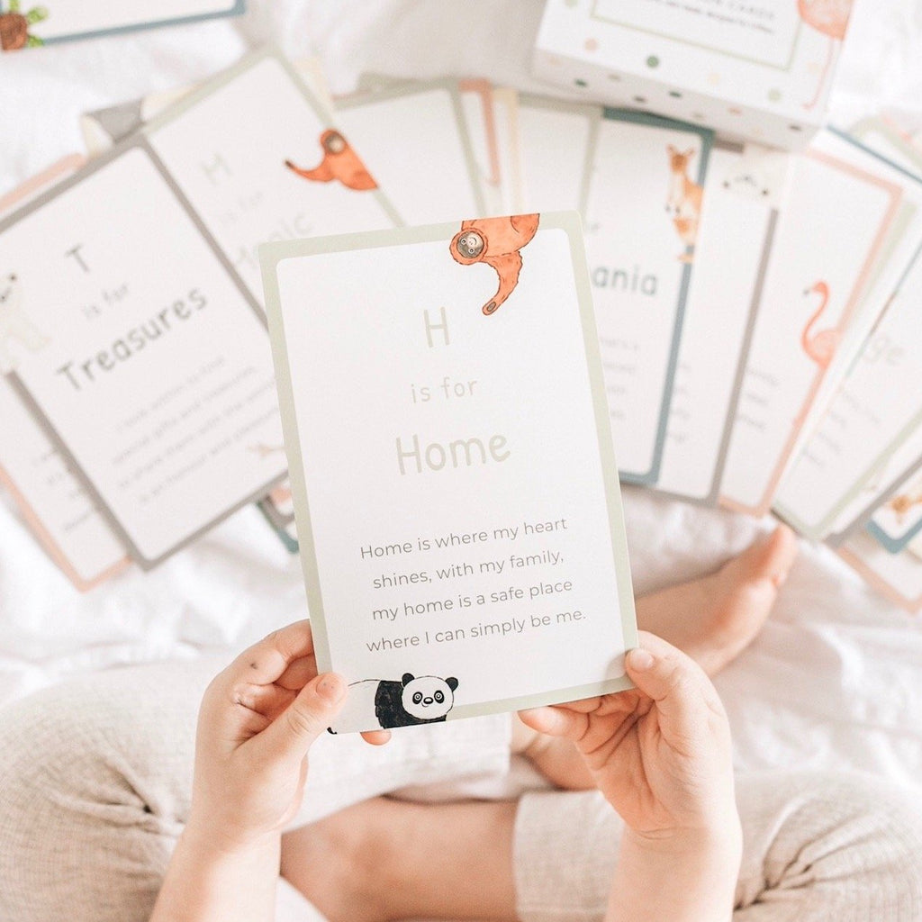 Mindful And Co A-Z Mindful Affirmation Cards | Playroom Avenue