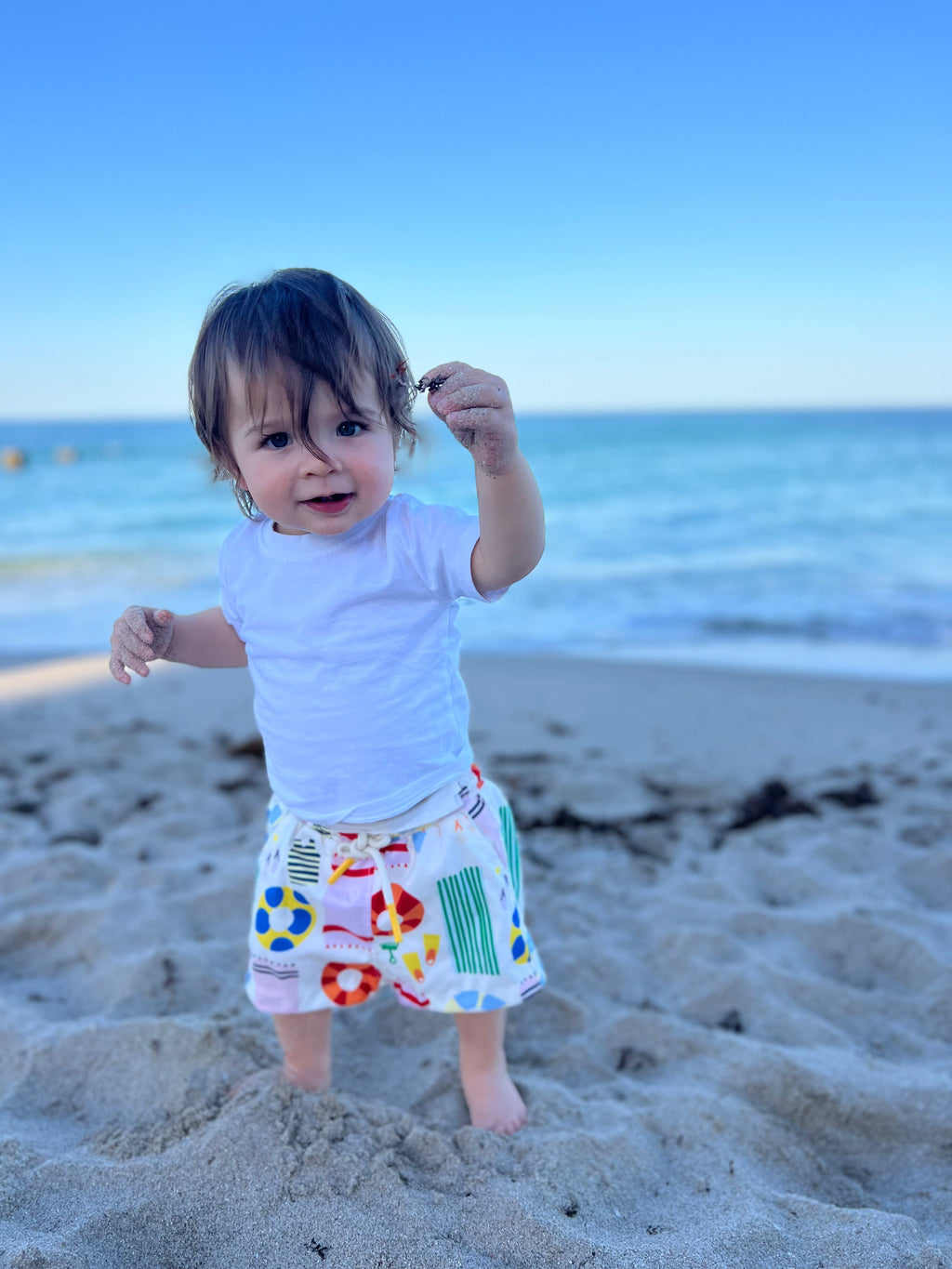 Mon Coeur Beach Baby Swim Trunk | Playroom Avenue