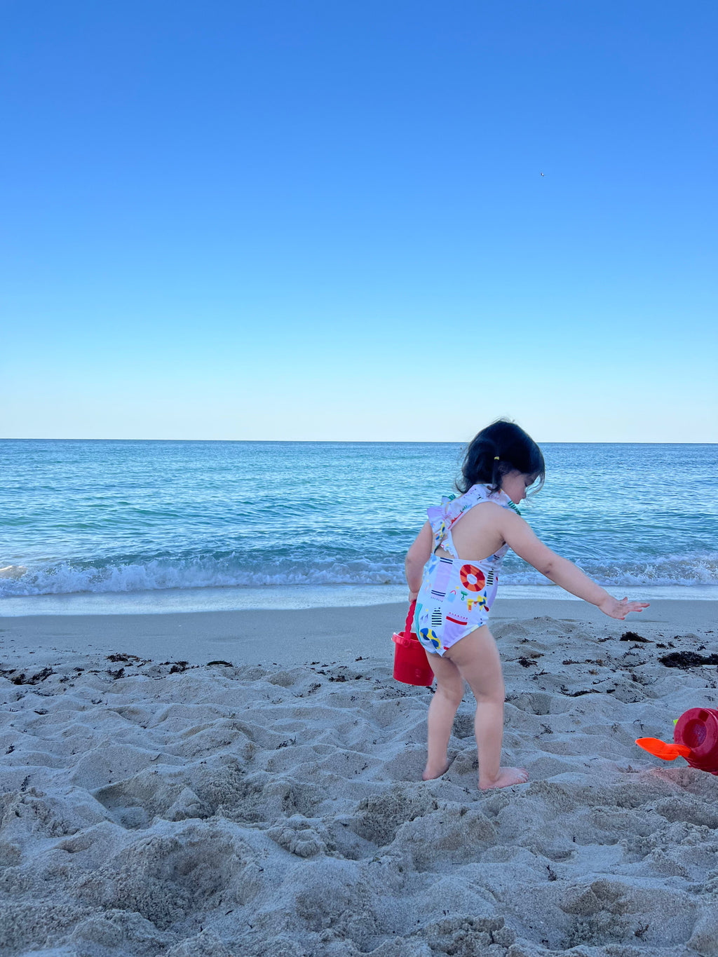 Mon Coeur Beach Baby Swimsuit | Playroom Avenue