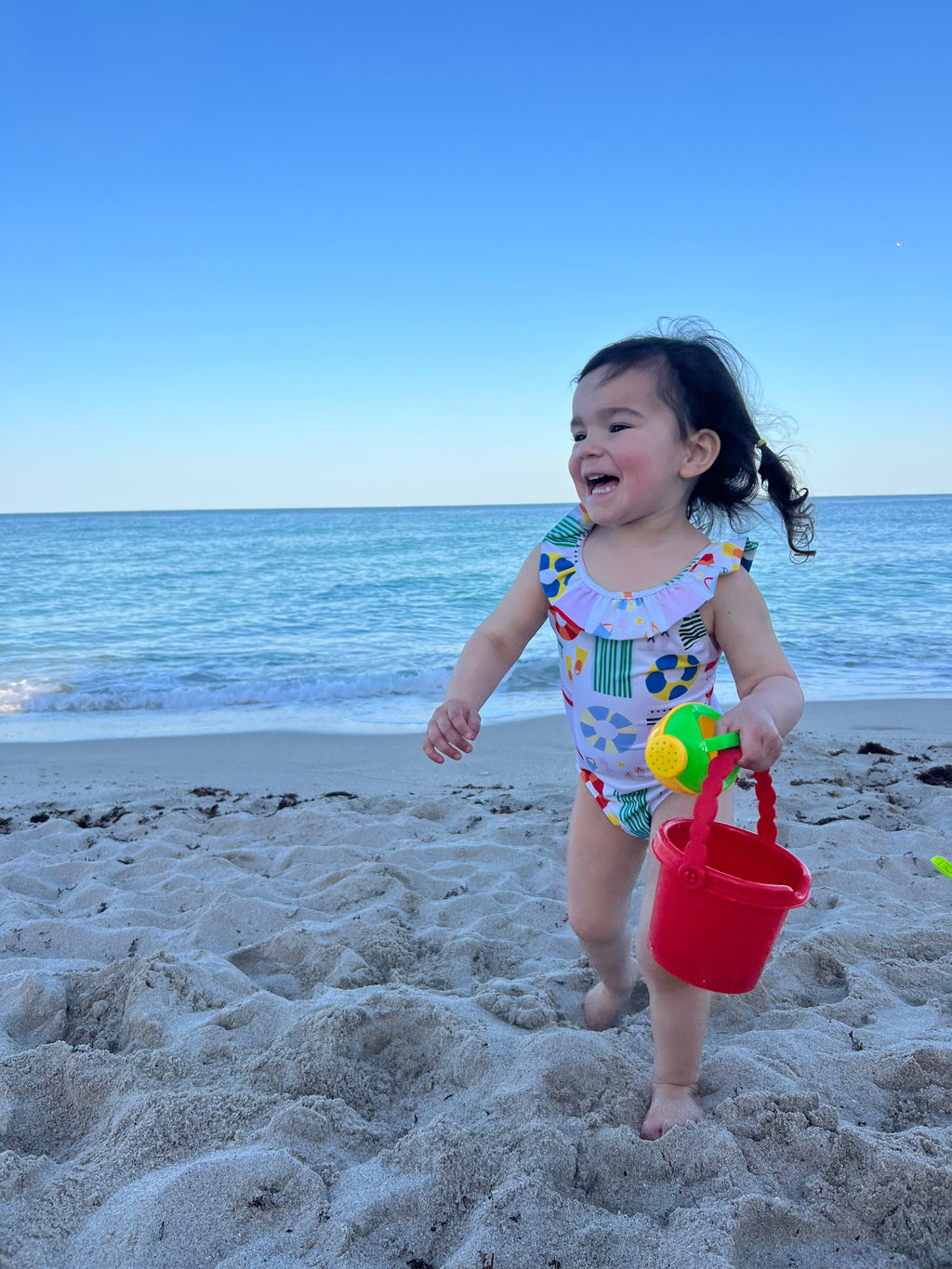 Mon Coeur Beach Baby Swimsuit | Playroom Avenue