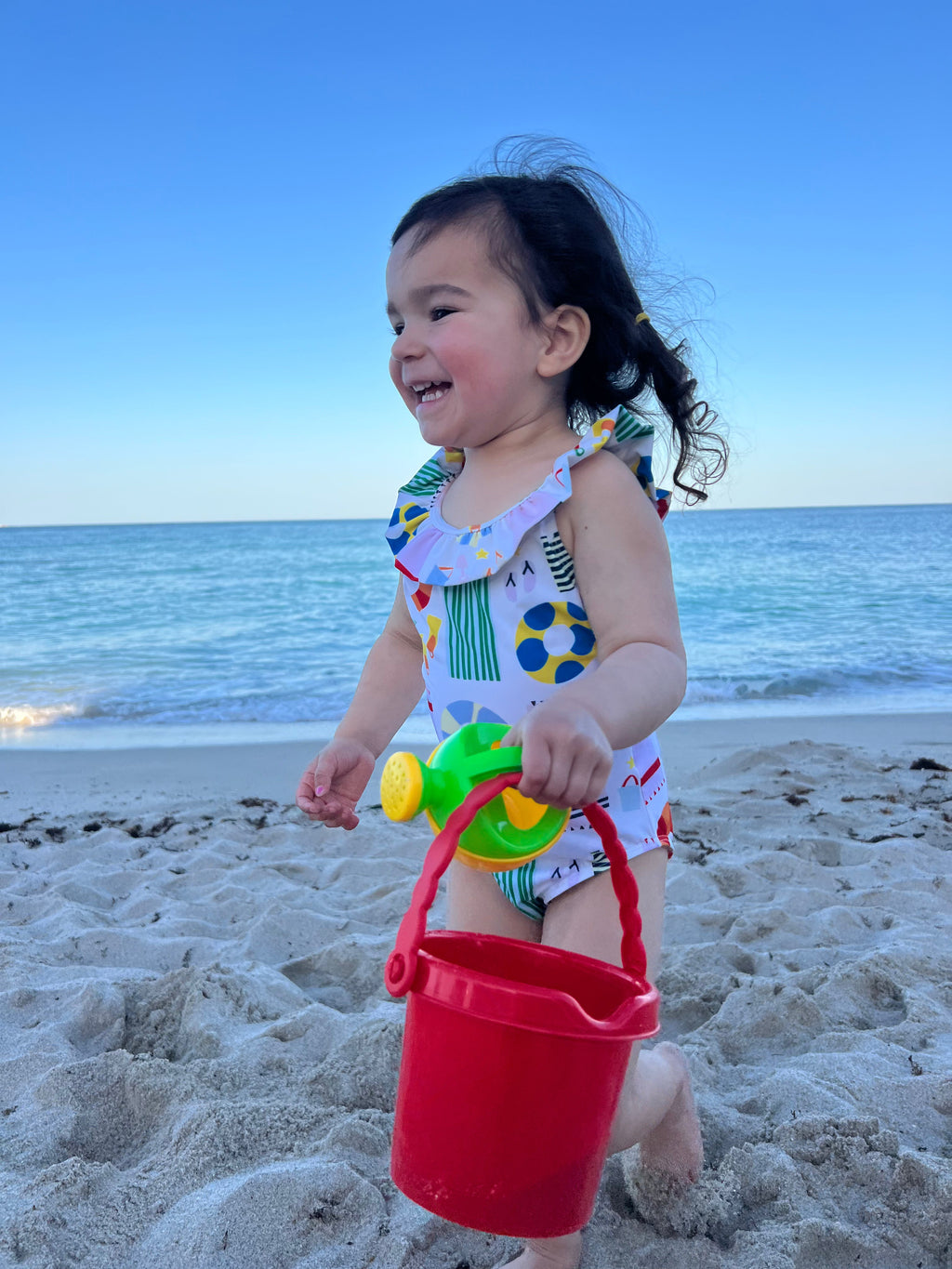 Mon Coeur Beach Baby Swimsuit | Playroom Avenue