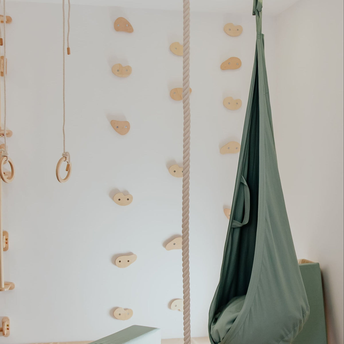 Wood and Hearts Climbing Holds | Playroom Avenue