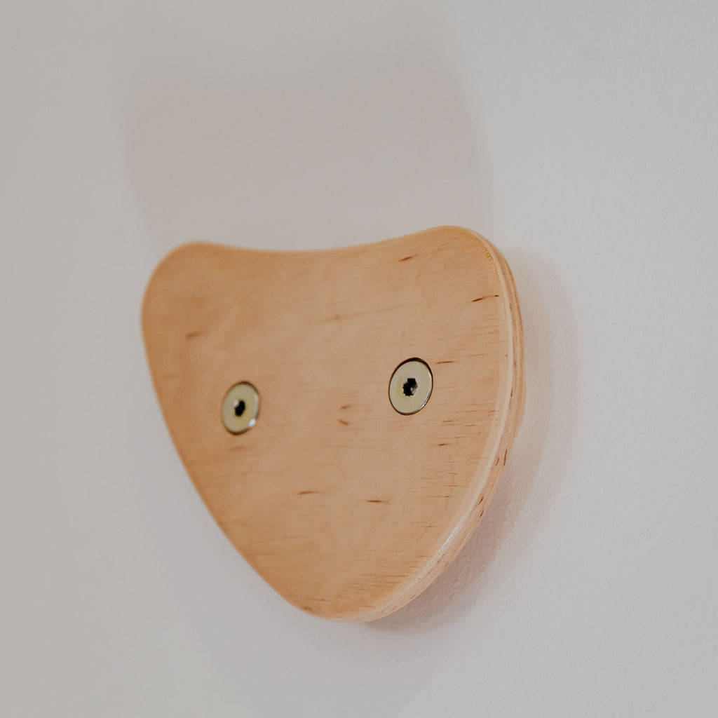 Wood and Hearts Climbing Holds | Playroom Avenue