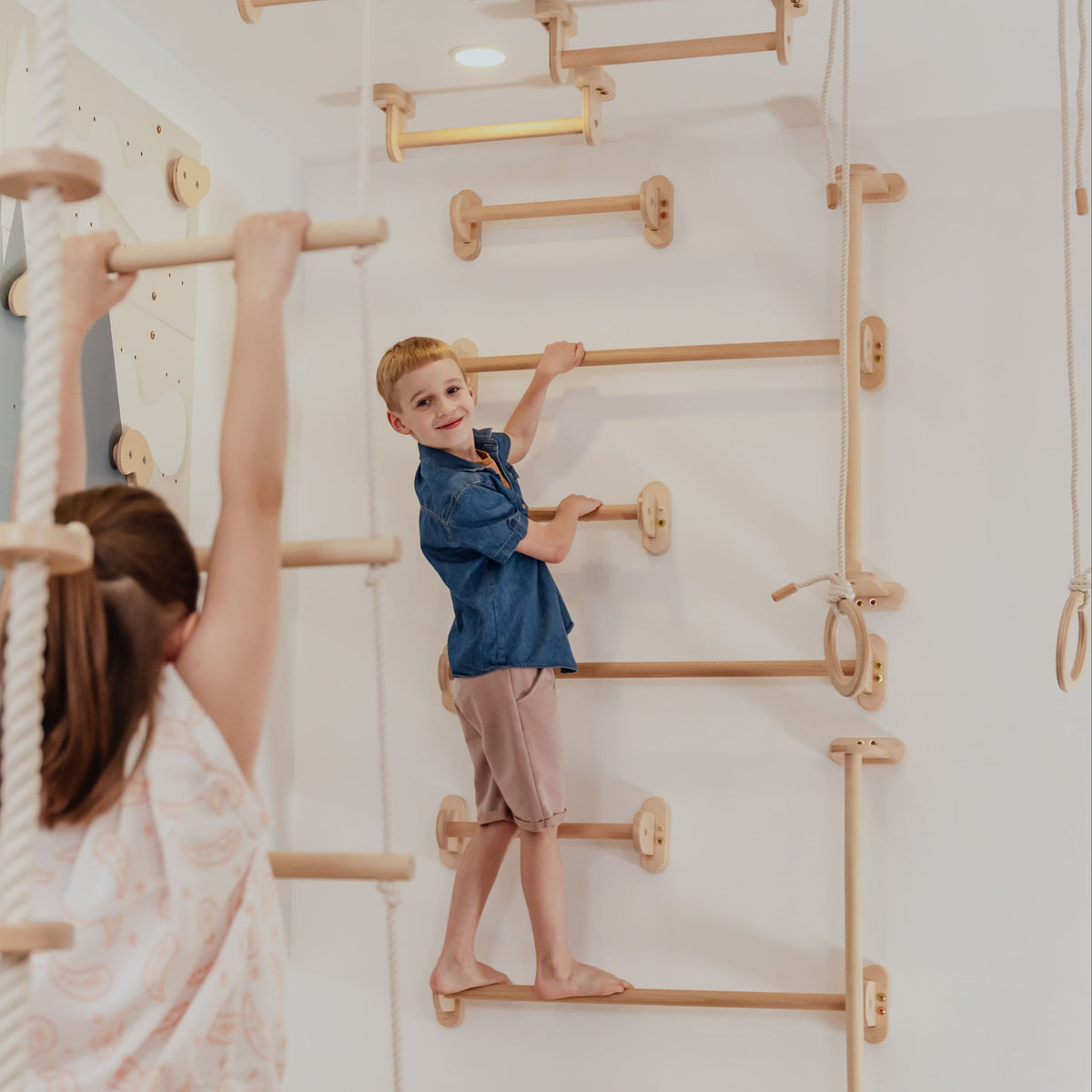 Wood and Hearts Home Monkey Bars | Playroom Avenue