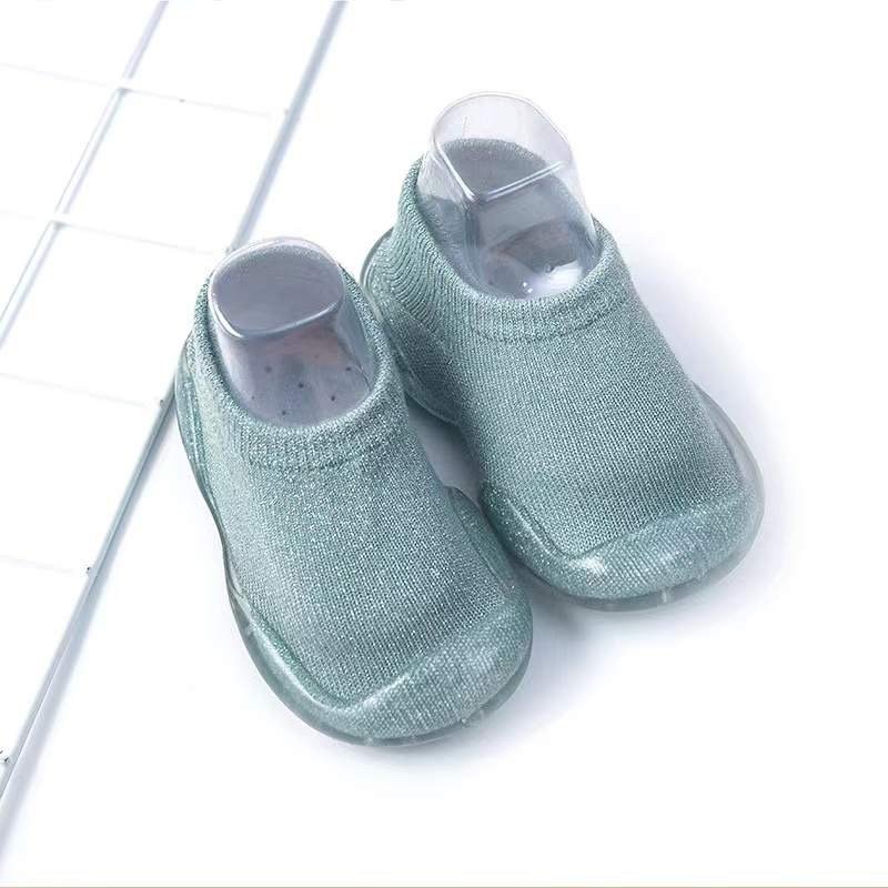 Ozznek Shoes Clear Sole Shoe-Socks for Kids light-turquoise | Playroom Avenue