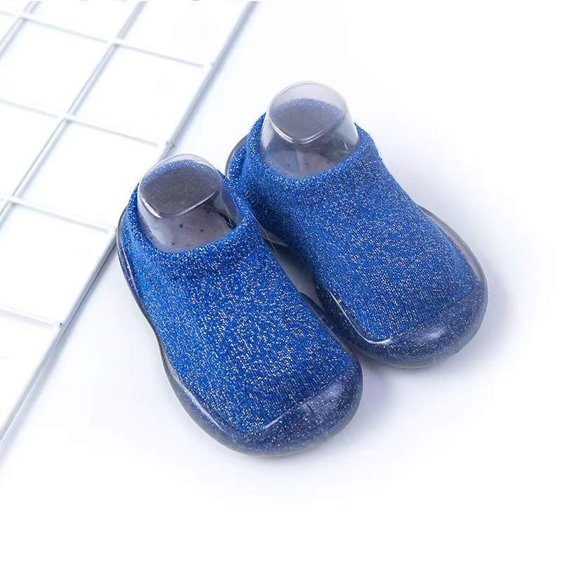 Ozznek Shoes Clear Sole Shoe-Socks for Kids Royal Blue | Playroom Avenue