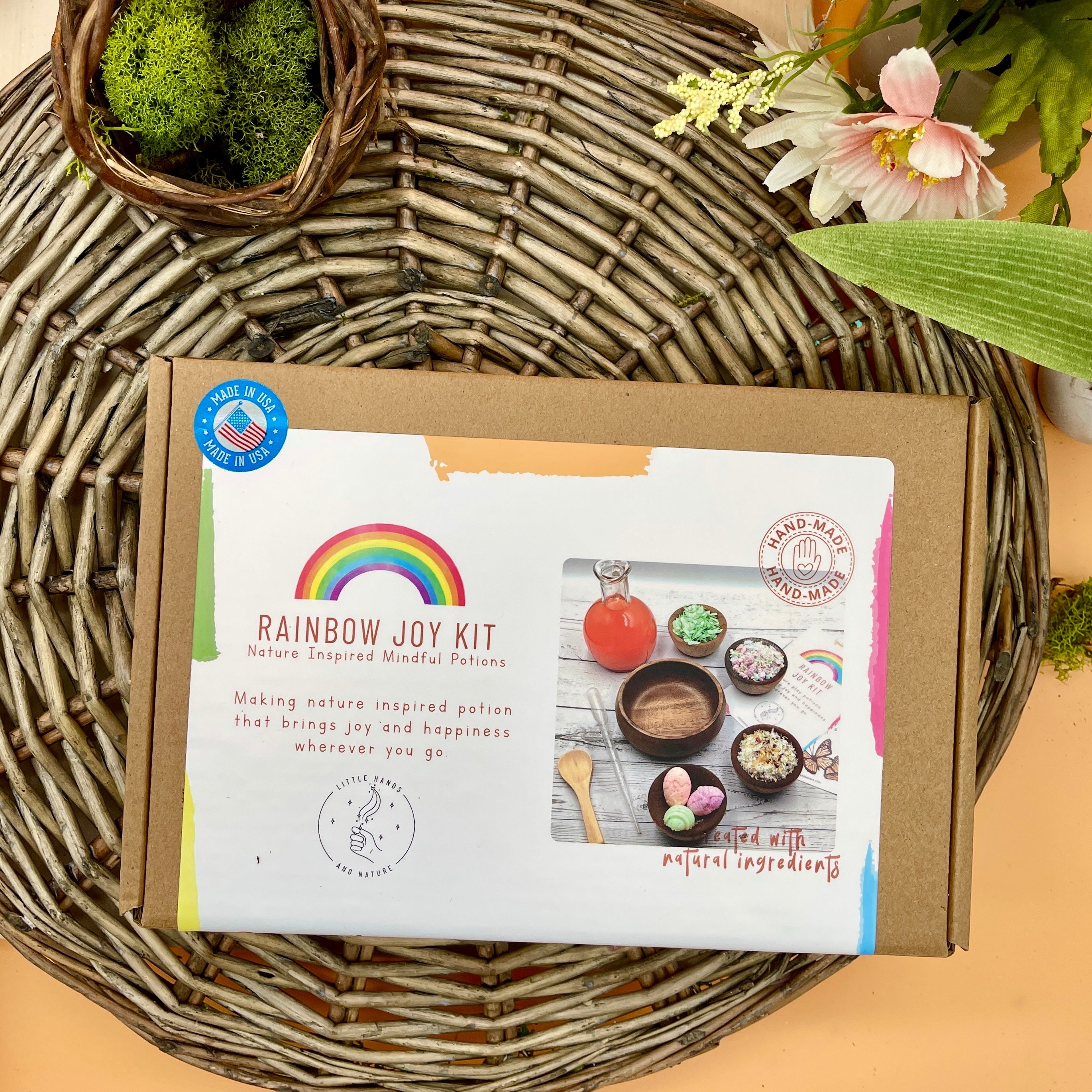 Little Hands and Nature Rainbow Joy Potion Kit | Playroom Avenue