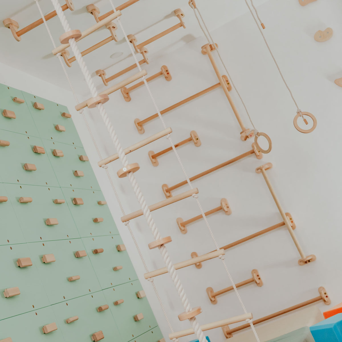 Wood and Hearts Home Monkey Bars | Playroom Avenue