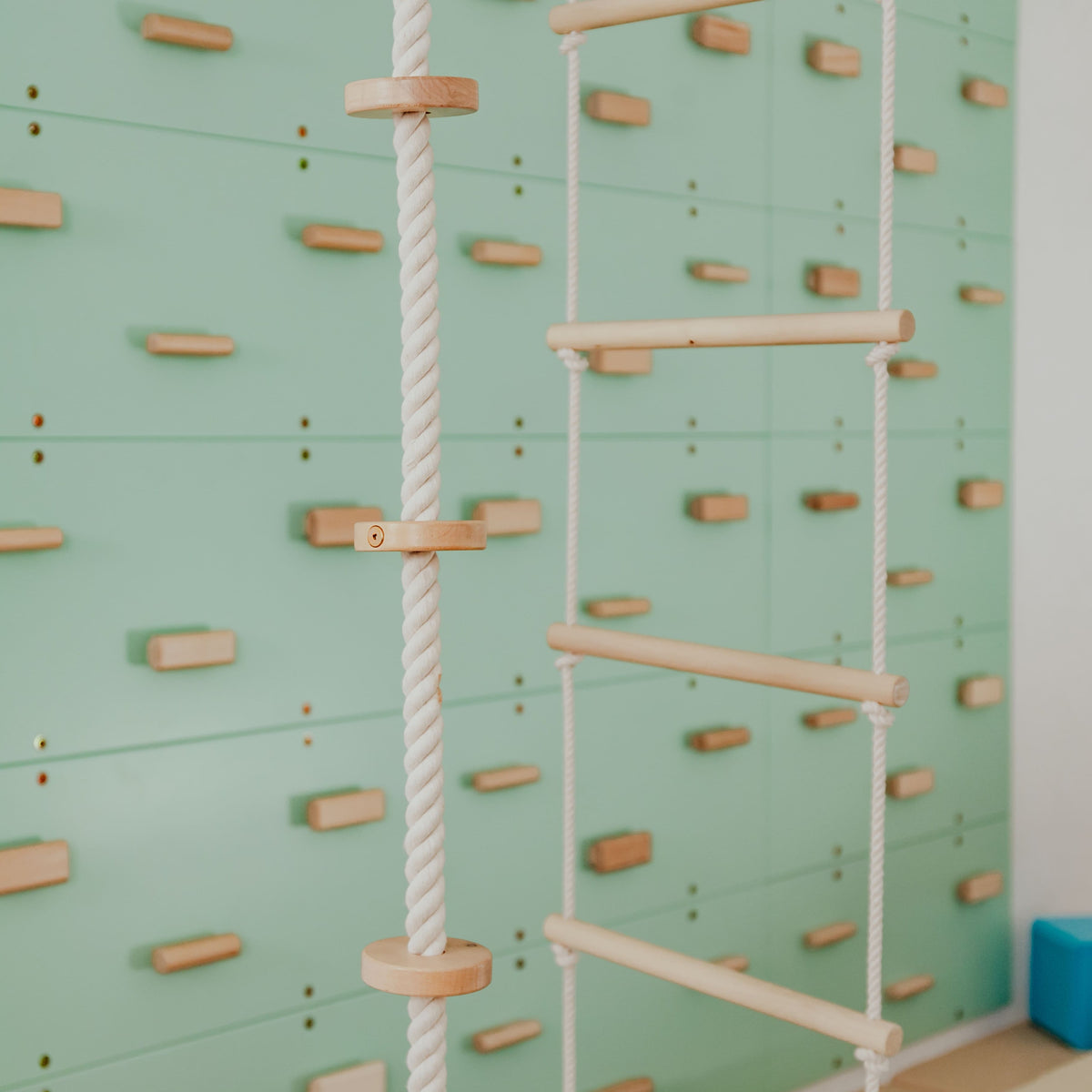 Wood and Hearts Kids Climbing Ropes | Playroom Avenue