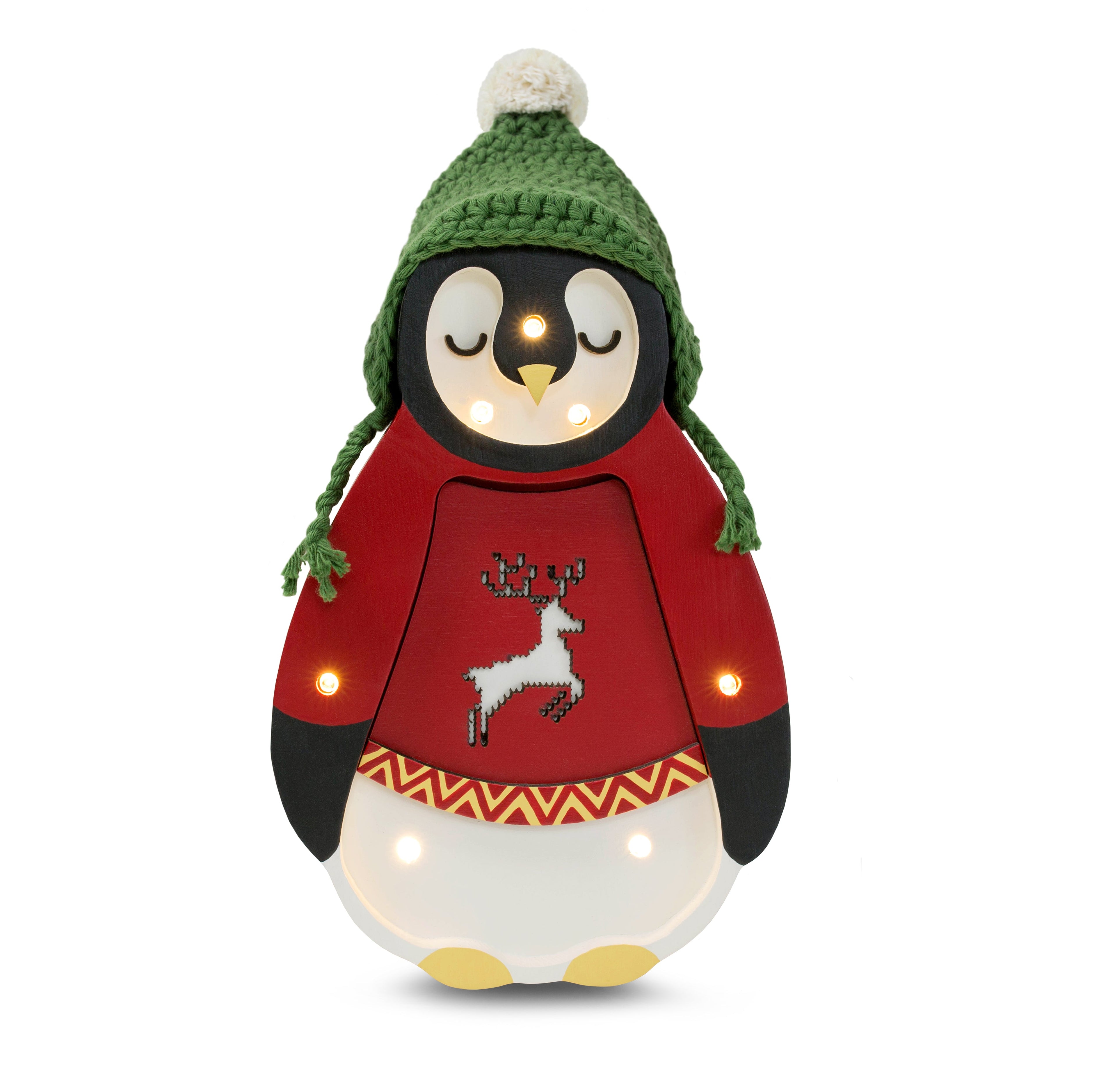 Little Lights Mini Holiday Penguin Lamp ~ Limited Edition - Playroom Avenue