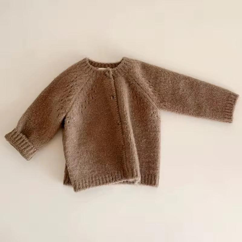 ozznekshoes Premium Organic Cotton Cardigan |Cozy Kids Sweater | Playroom Avenue