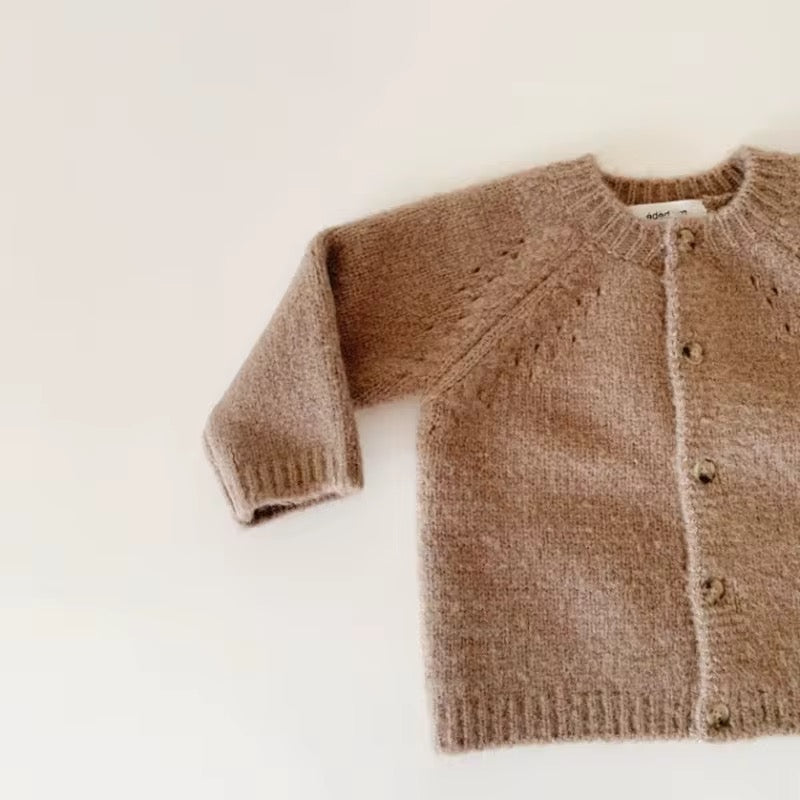 ozznekshoes Premium Organic Cotton Cardigan |Cozy Kids Sweater | Playroom Avenue