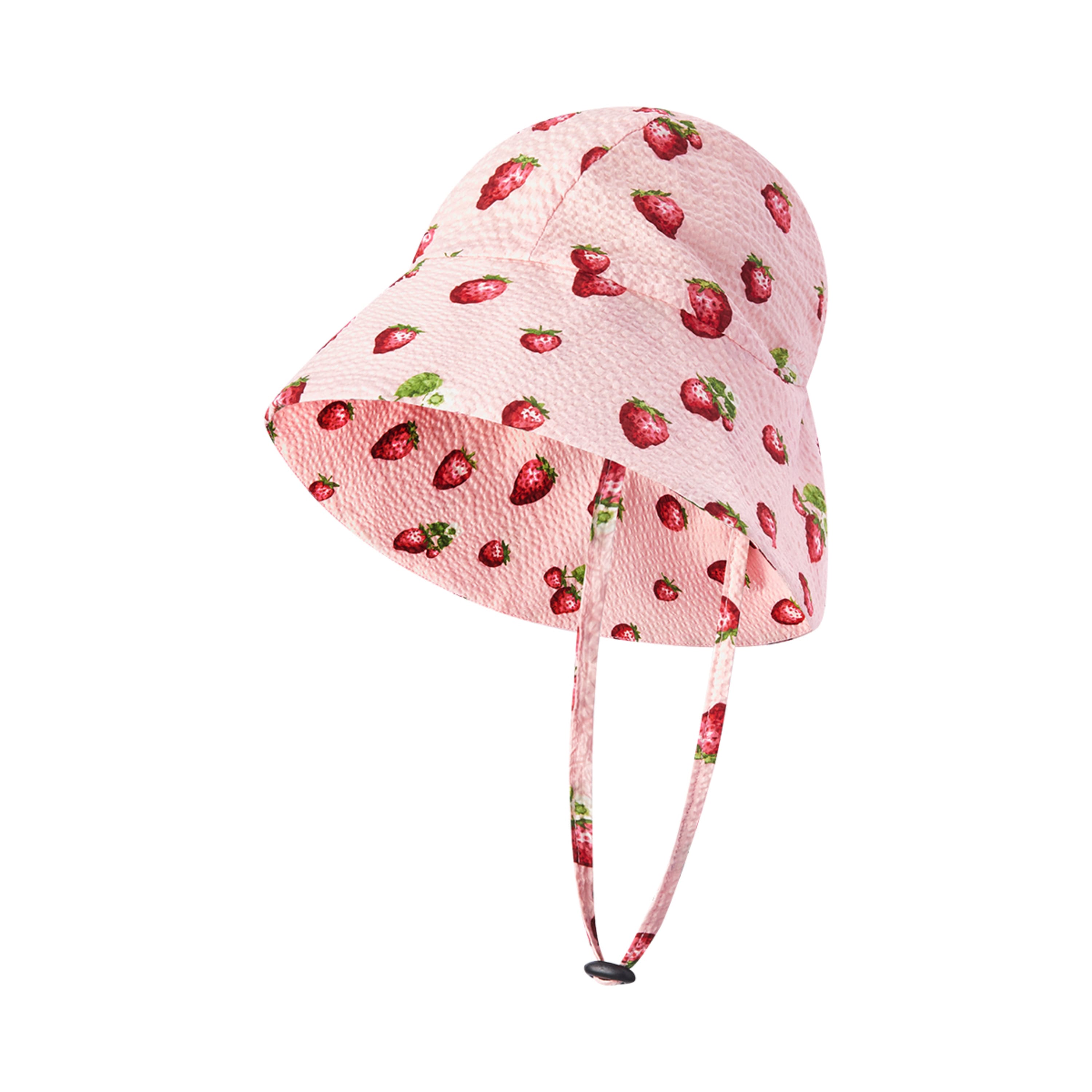 Milkbarn Strawberry Wide Brim Sun Bonnet | Playroom Avenue
