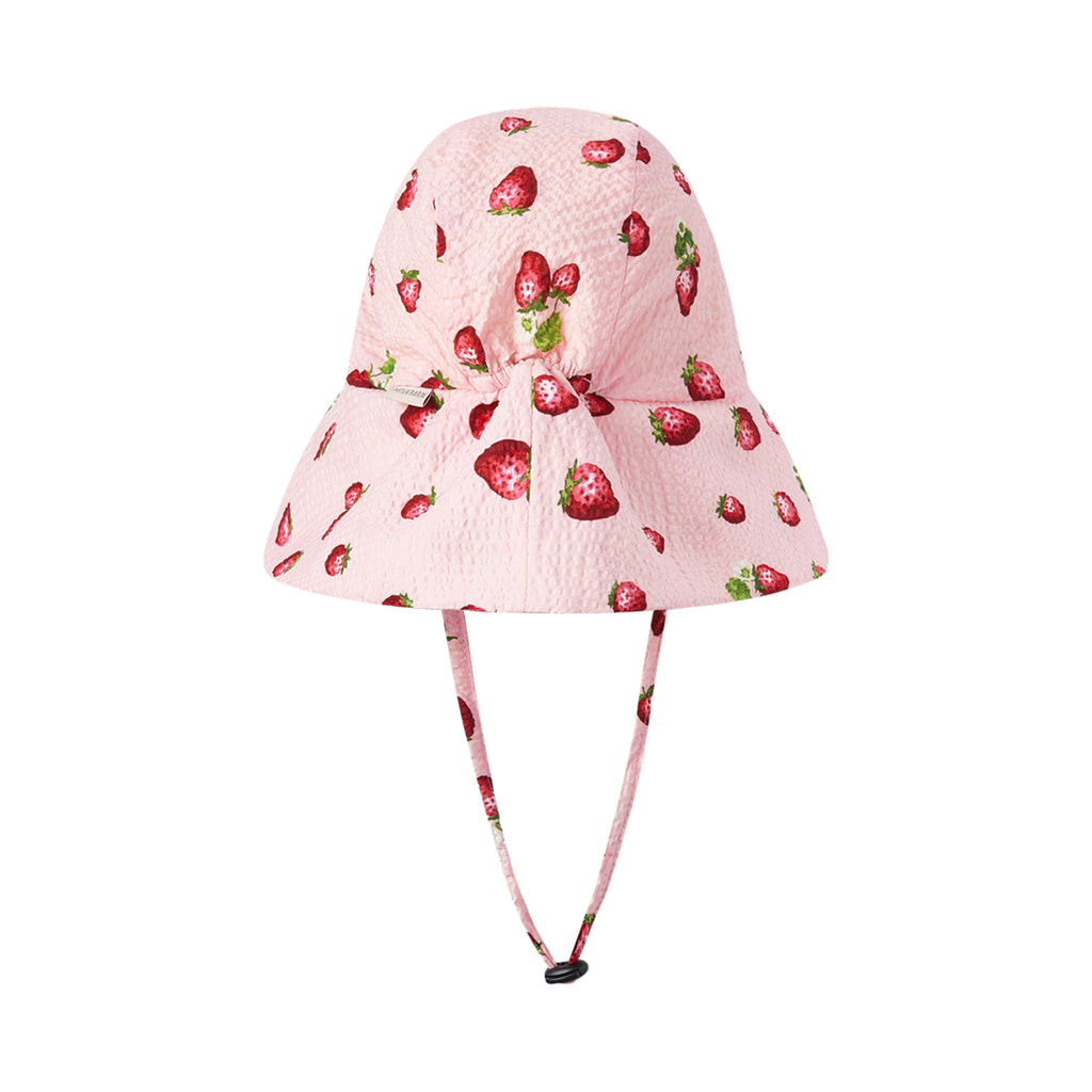 Milkbarn Strawberry Wide Brim Sun Bonnet | Playroom Avenue