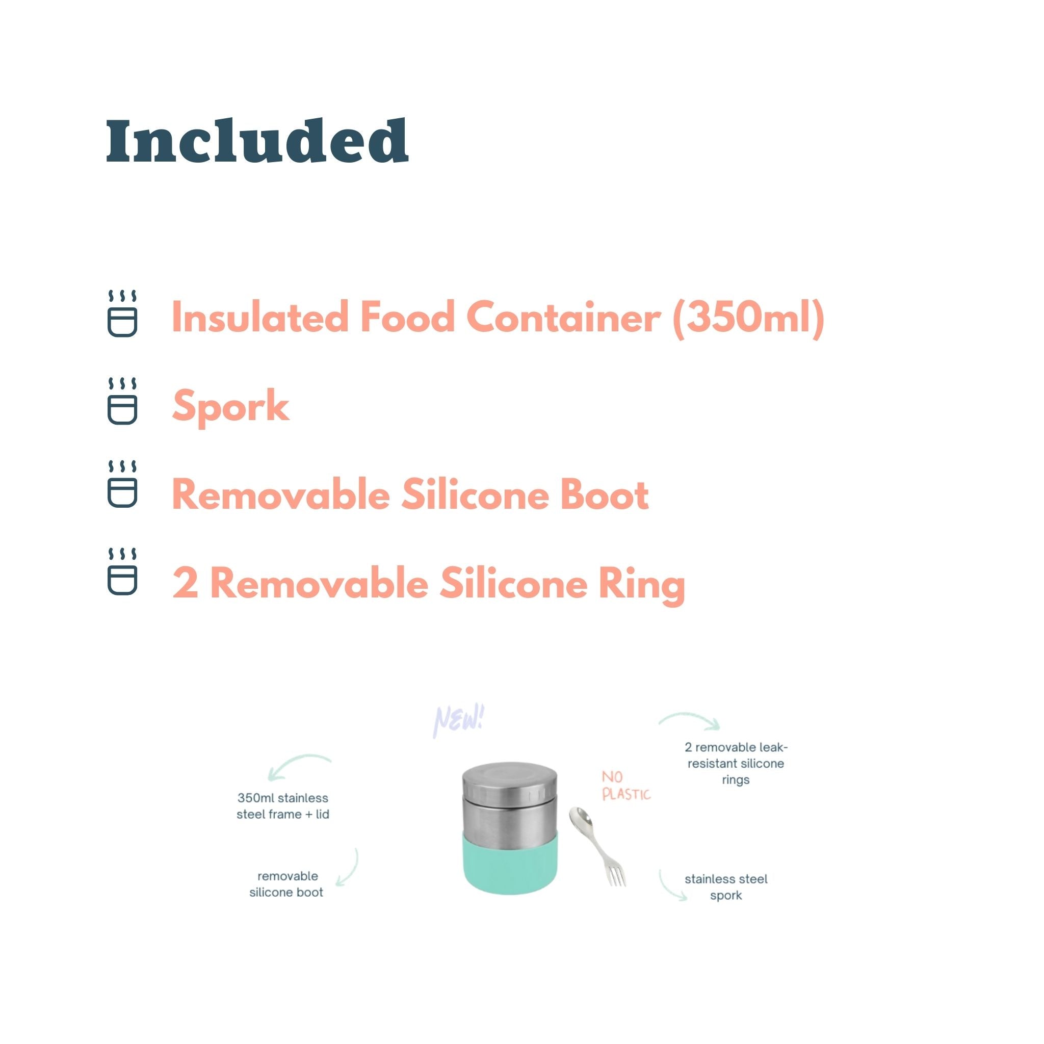 The Good Kiind Insulated Food Jar | Playroom Avenue