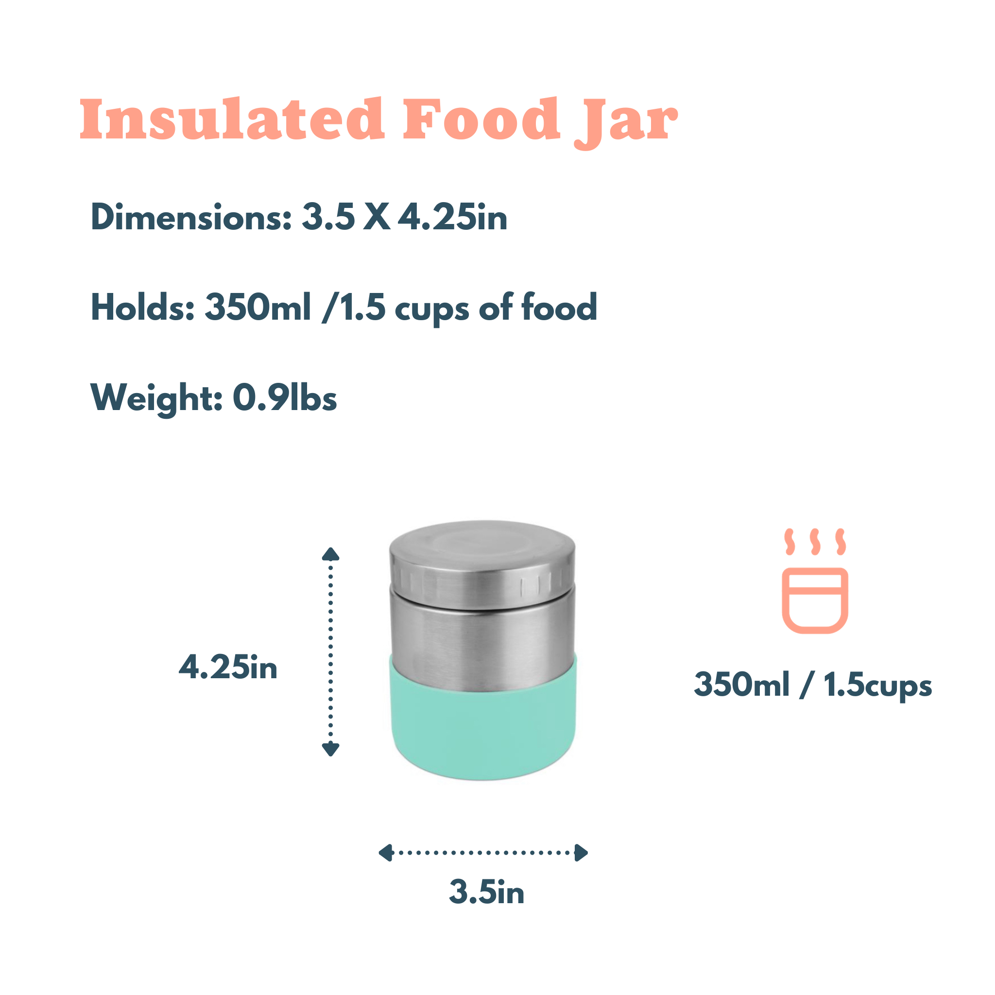 The Good Kiind Insulated Food Jar | Playroom Avenue