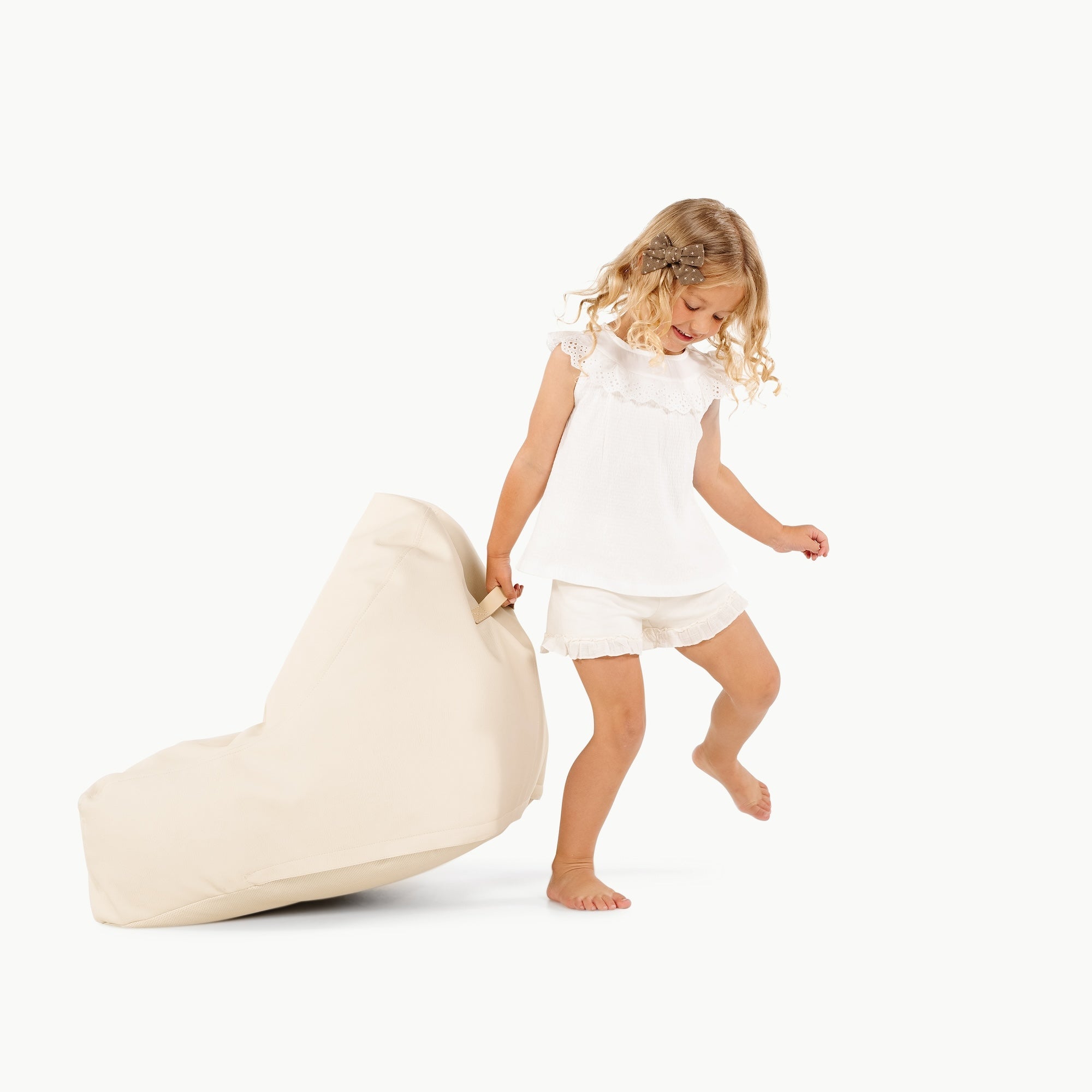 Gathre Mini Lounger Ivory | Playroom Avenue