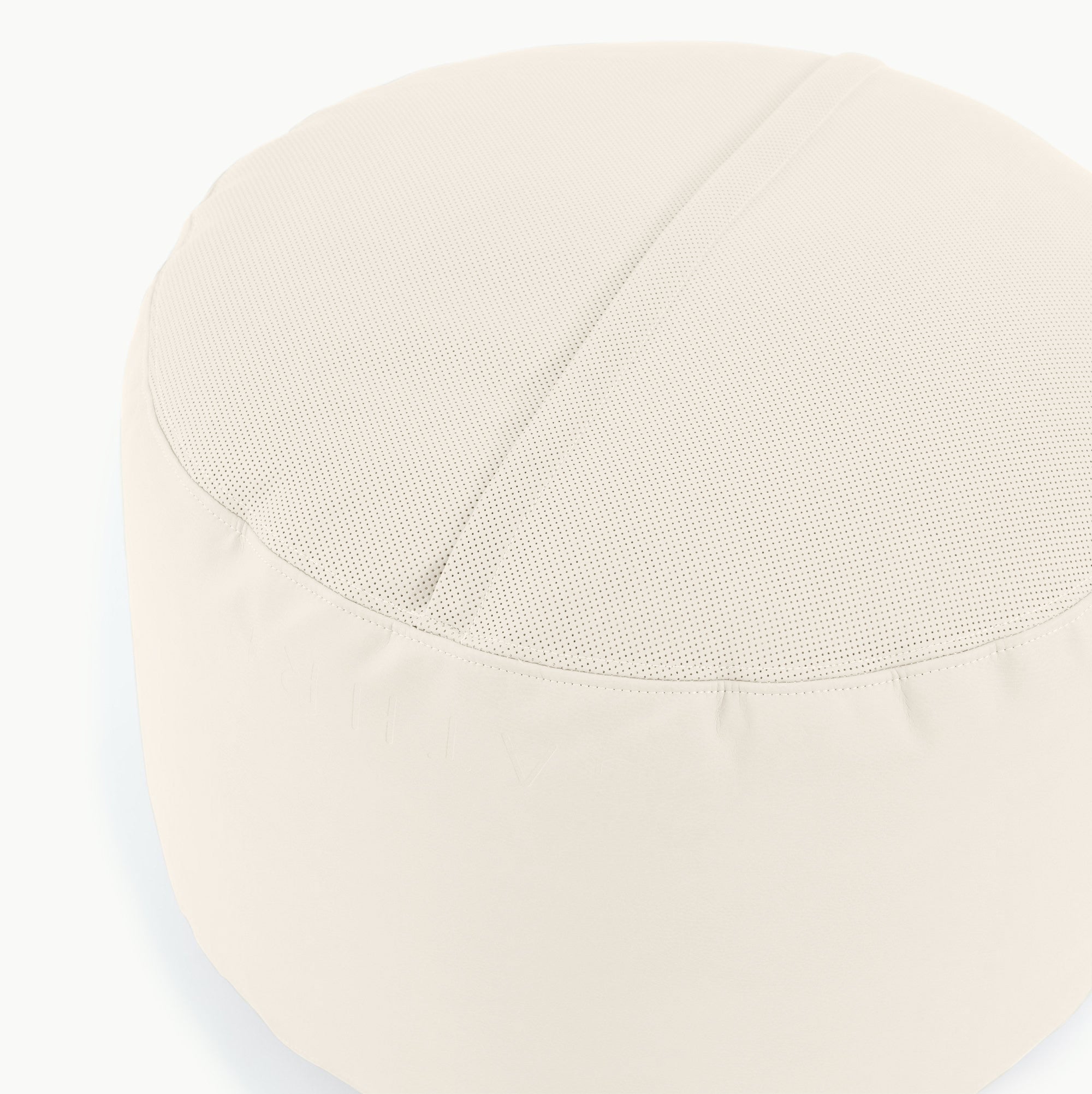 Gathre Pouf Ivory Circle