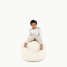 Gathre Pouf Ivory Circle