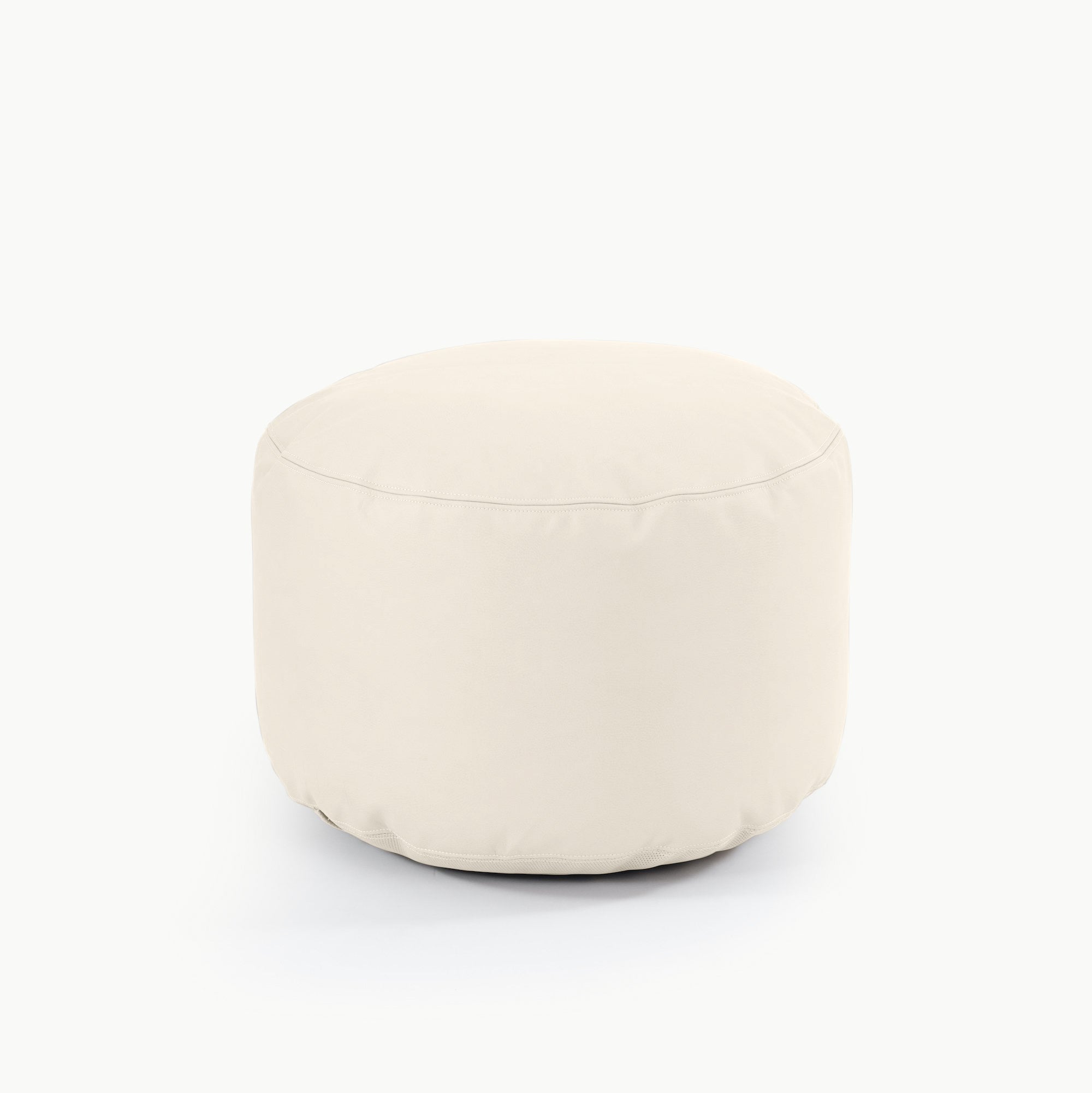 Gathre Pouf Ivory Circle