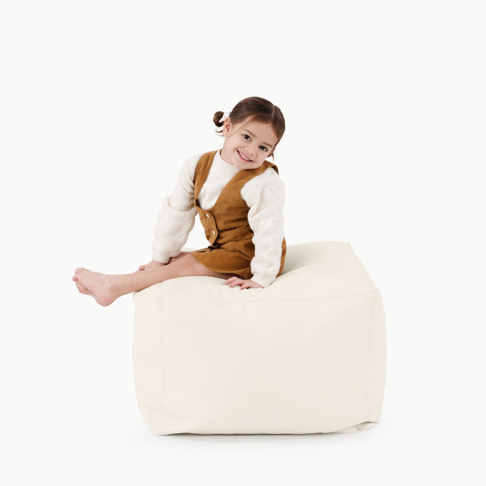 Gathre Pouf Ivory Square