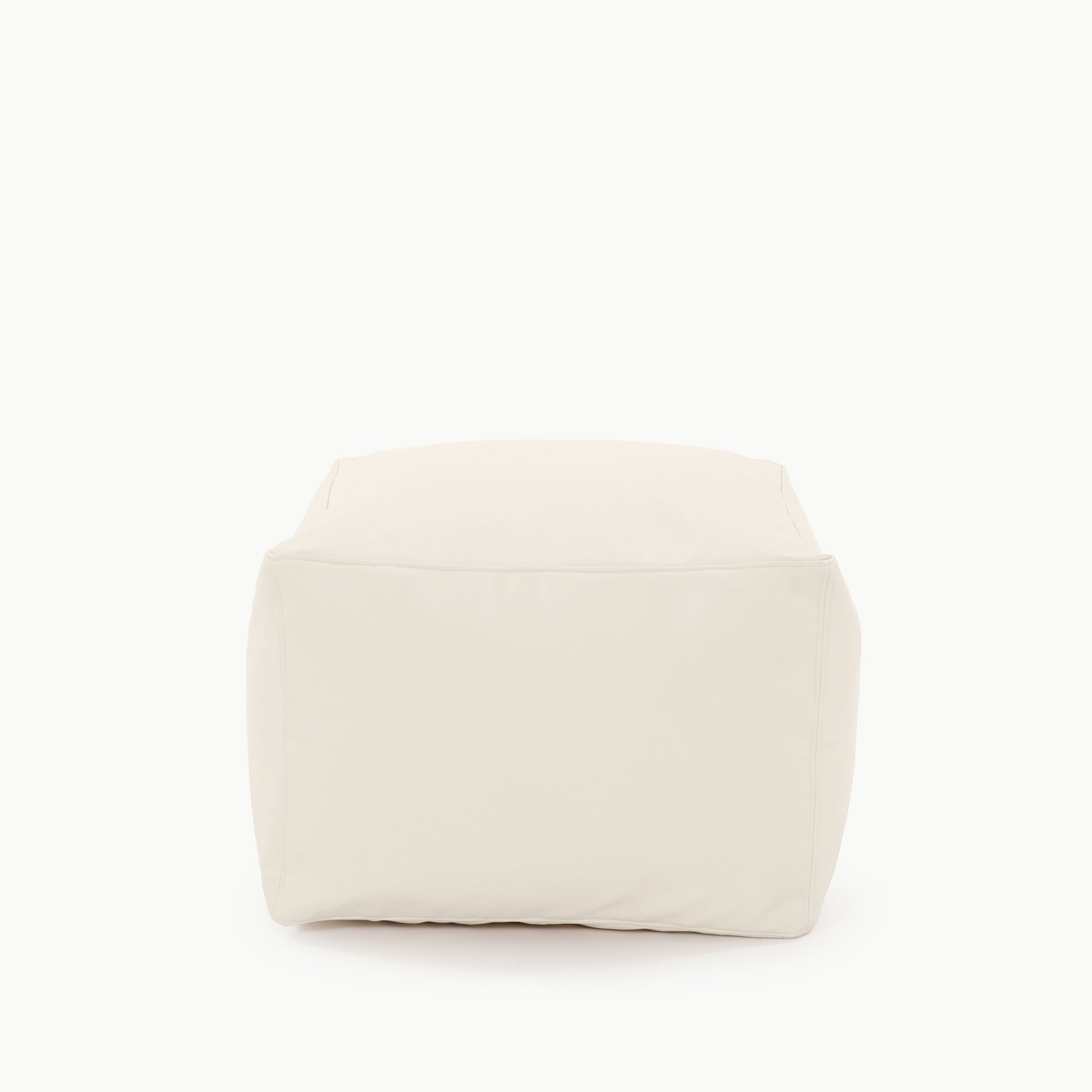 Gathre Pouf Square Ivory