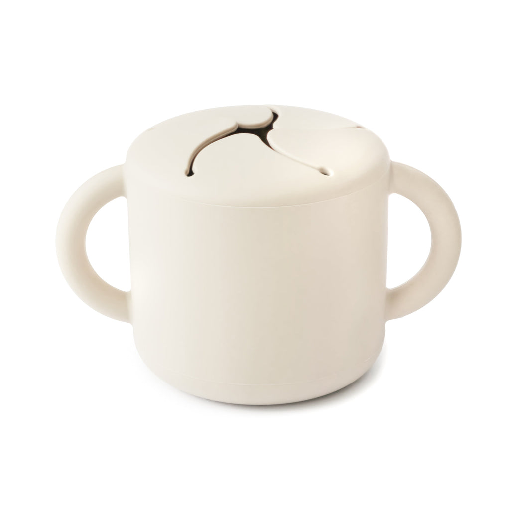 Mushie Snack Cup Ivory | Playroom Avenue