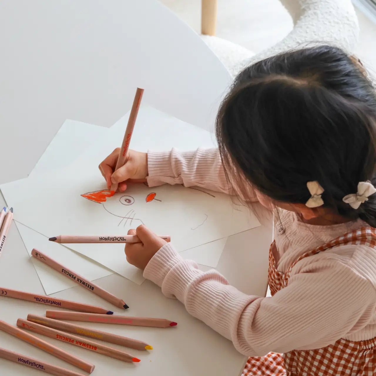 Honeysticks Magic 3-in-1 Beeswax Pencils Jumbo Triangles 10pk | Playroom Avenue